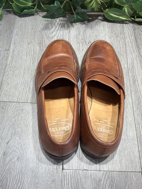 Church\'s Darwin Brown Leather Penny Bit Loafers Shoes Men\'s 8.5-9 main image 8